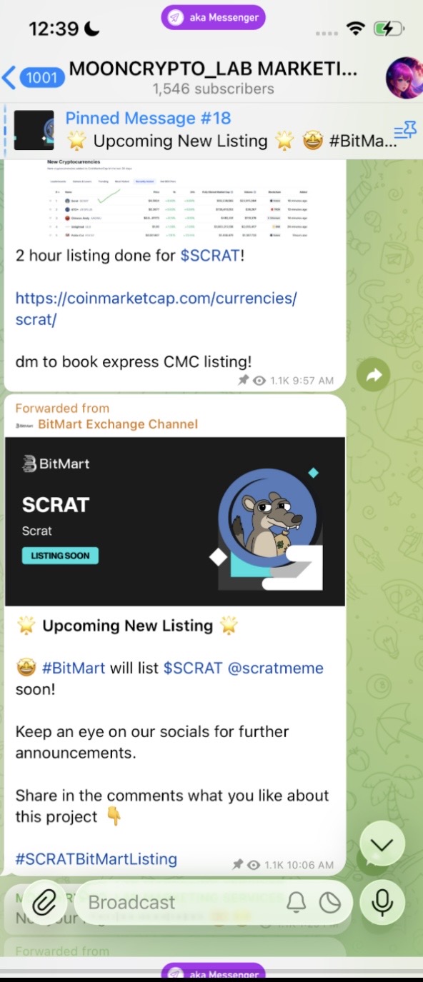 Documented campaign evidence: Express Listing
